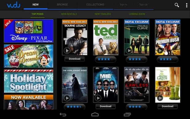 cast from vudu to go app on pc..?