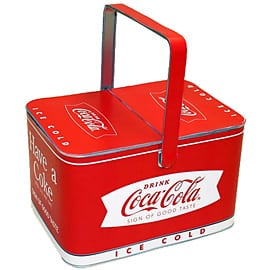 Coca-Cola Basket Tin