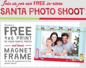 walgreens free photo with santa