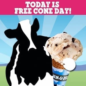ben & jerry's free cone day