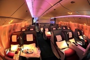Using Miles to Fly Business Class