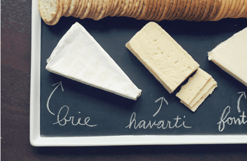 chalkboard serving platter