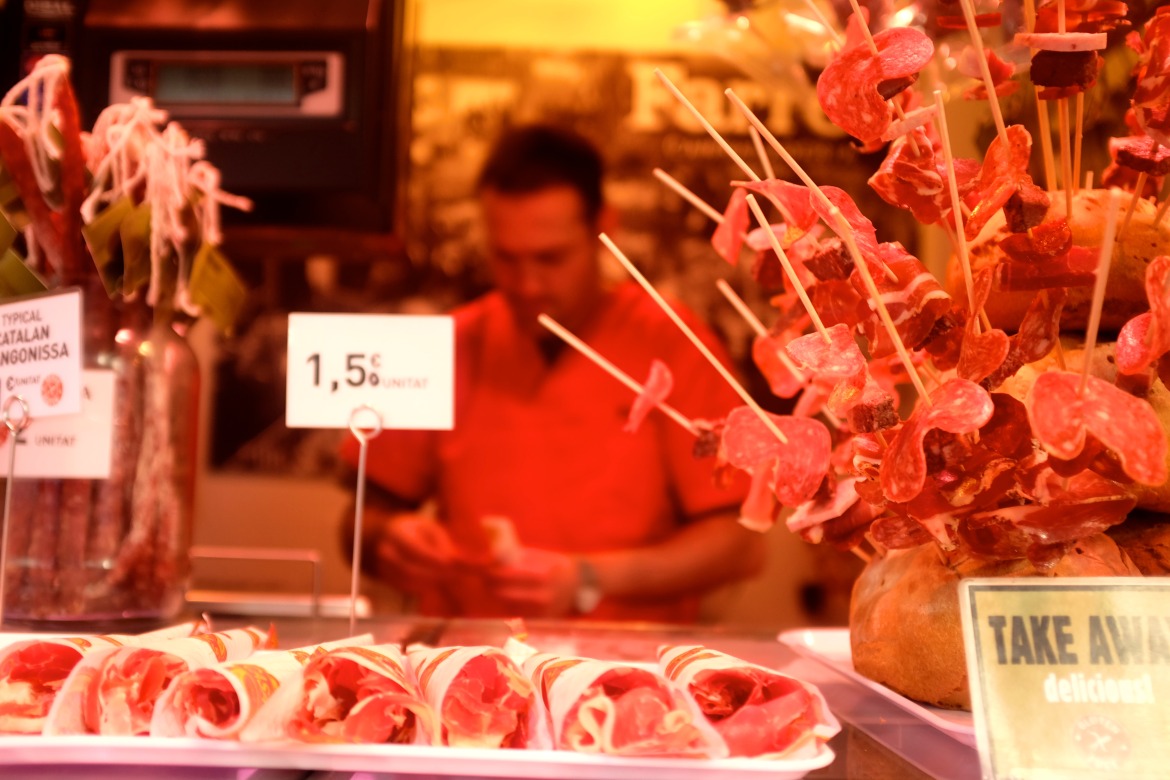 Meats at the Barcelona Farmer's Market