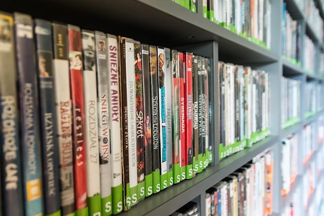 DVD rental library