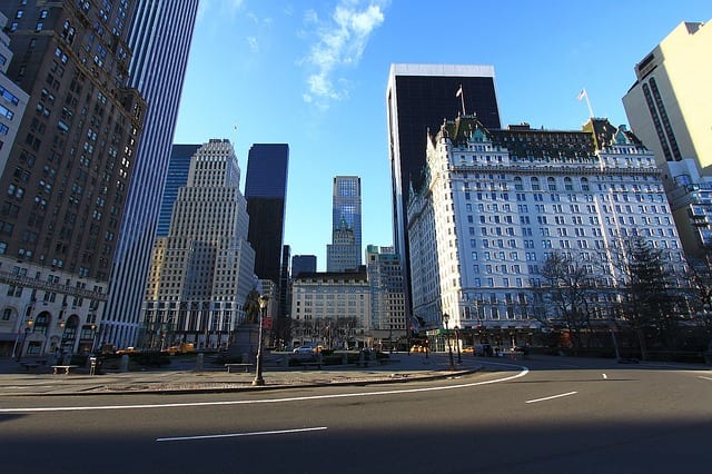 the plaza