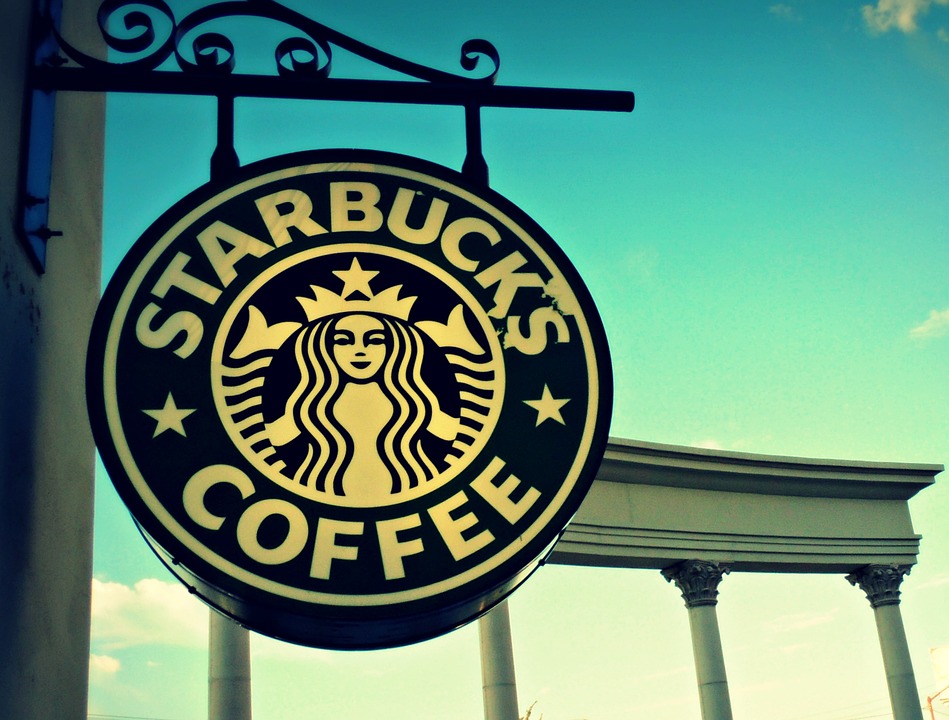 The Starbucks logo doubles as the international sign for "free wifi."