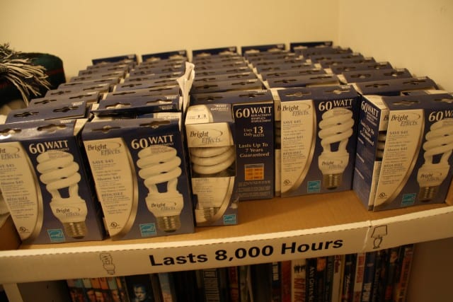 IMG_7454 60-watt energy-efficient lightbulbs from Lowes.com