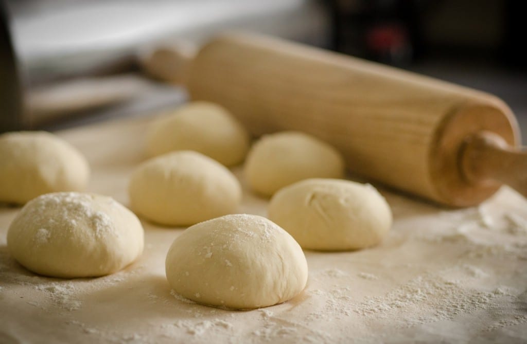 Knead bread dough