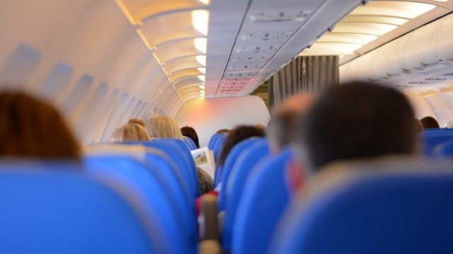 Pasengers on a plane
