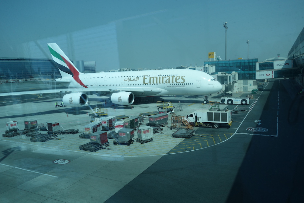 The two-deck A380. The entire top floor is reserved for first and business class.