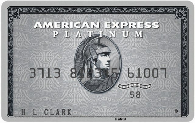 American Express Amex Platinum card