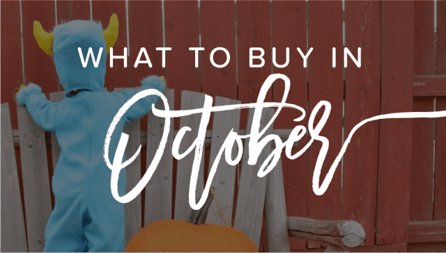 6 of the Best Things to Buy in October