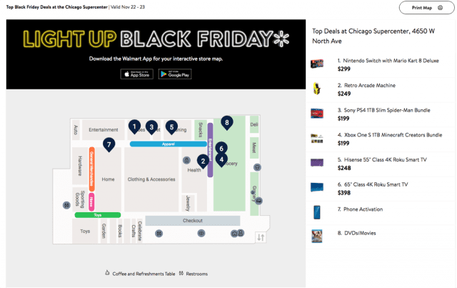 Walmart Black Friday Map Get The Walmart Black Friday Store Maps & Layout