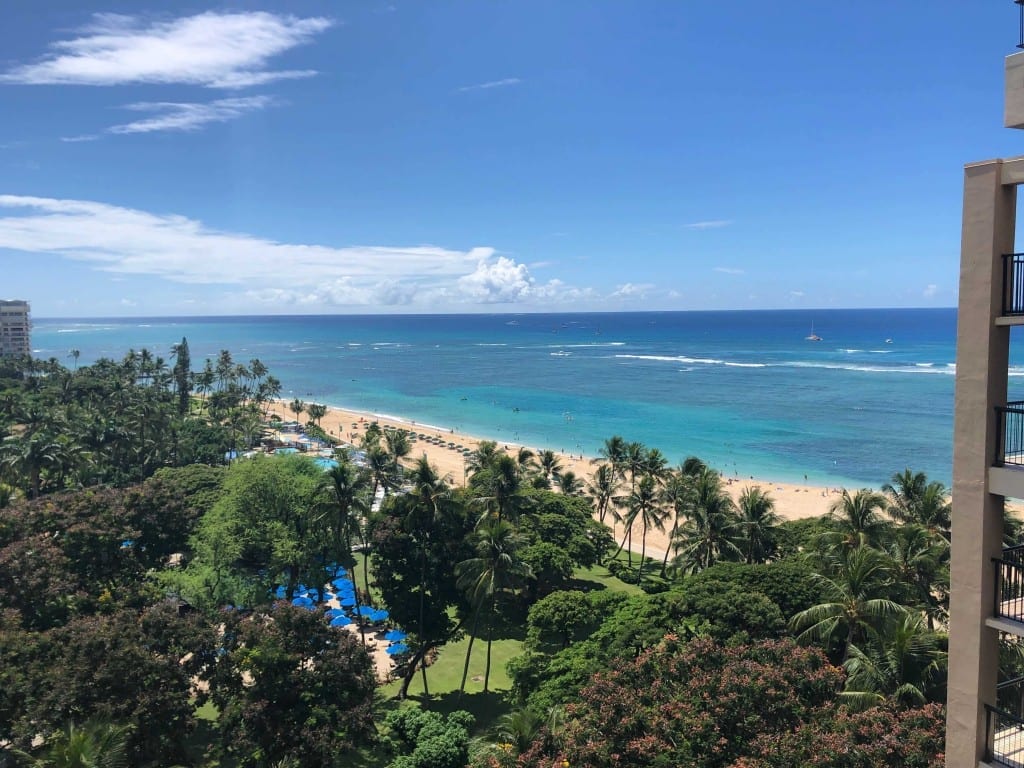 Diamond Status got me an upgrade in Hawaii to this view!