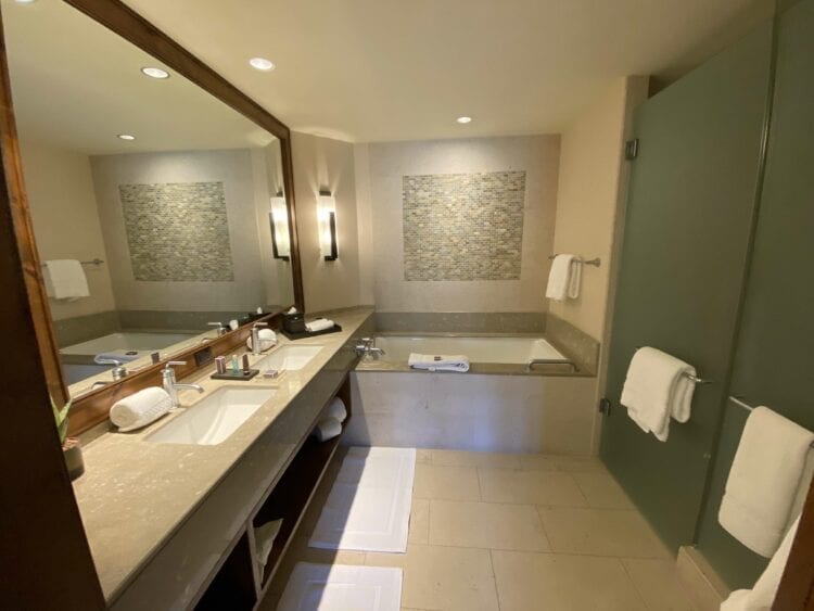 bathroom at the Ritz Carlton Dove Mountain