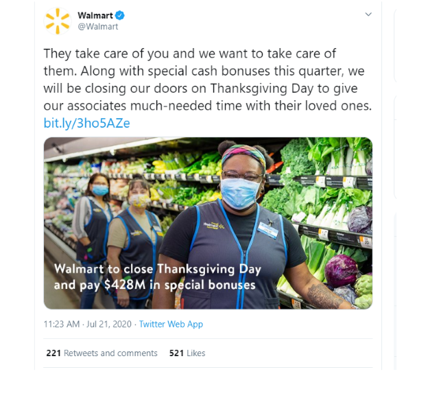 Walmart Will Be Closed For Thanksgiving 2020 Holiday Shopping