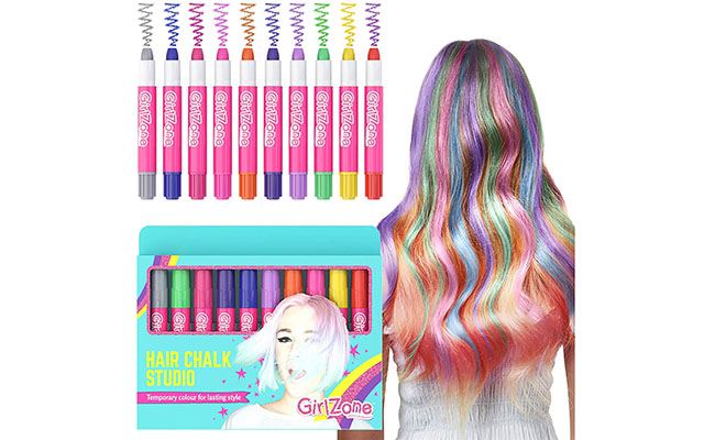 temporary hair chalk set