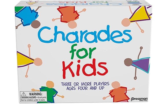 charades for kids game box