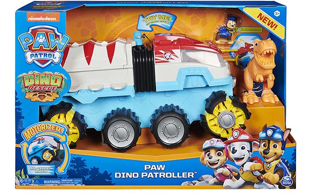 paw patrol dinosaur patroller car