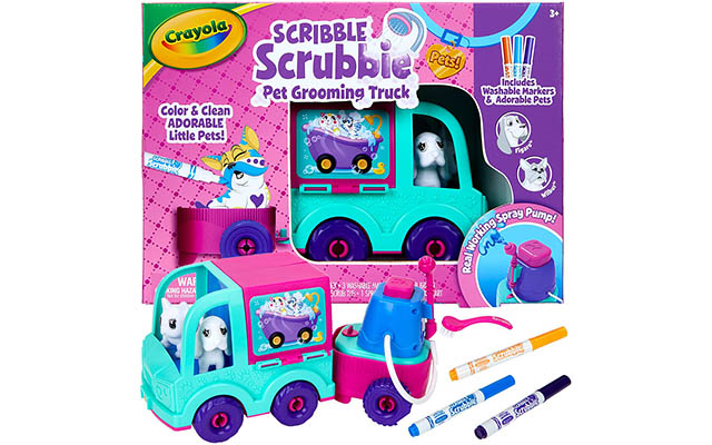 crayola scribble scrubbies pet grooming truck