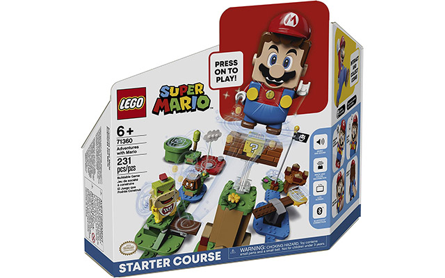 super mario lego starter course