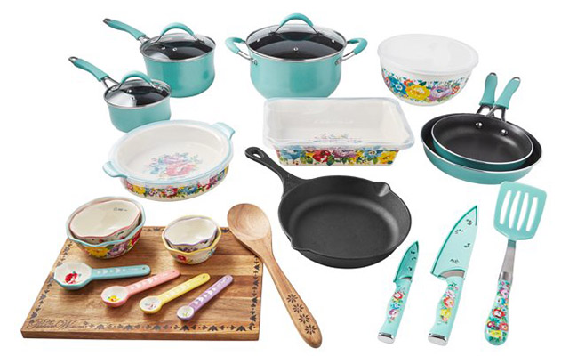 pioneer woman cookware and prep set
