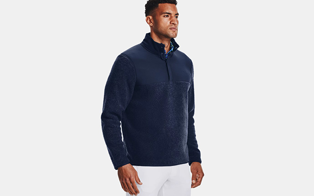 mens ua marled fleece