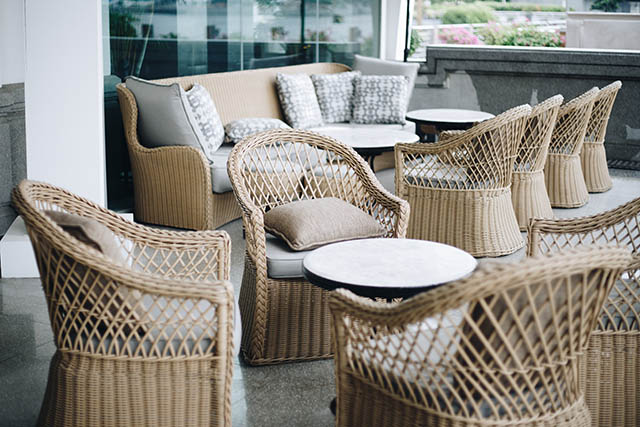 wicker patio furniture